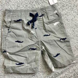 NWT Carter’s Alligator Shorts